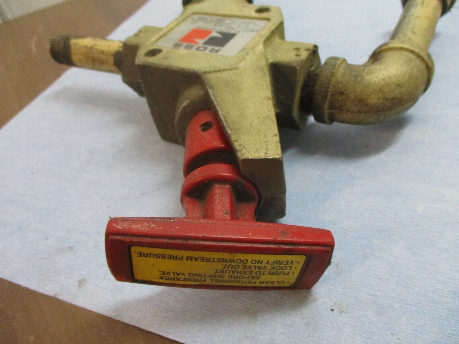 Ross L-O-X Lockout & Exhaust Valve 1523 C 4002 0-20 Bar Used