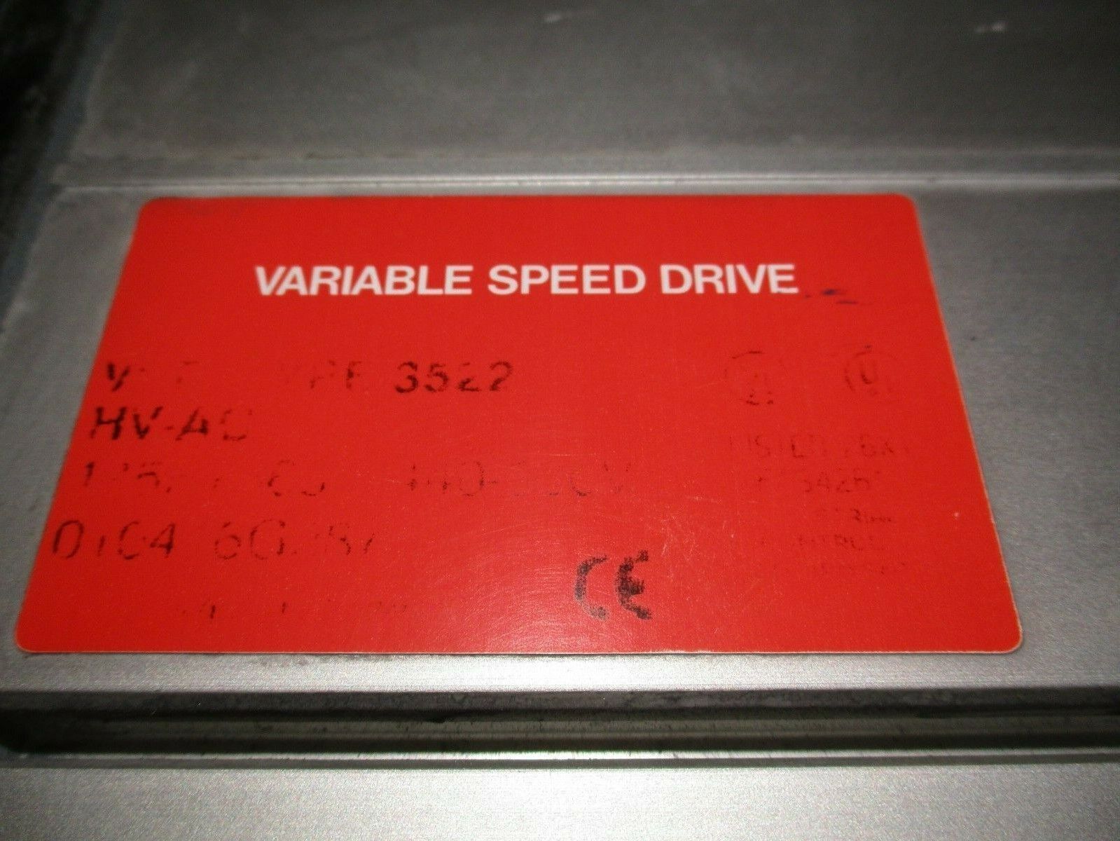 Danfoss VLT 3522 AC Drive 175H7363 20HP 3Ph Nema 12 Used