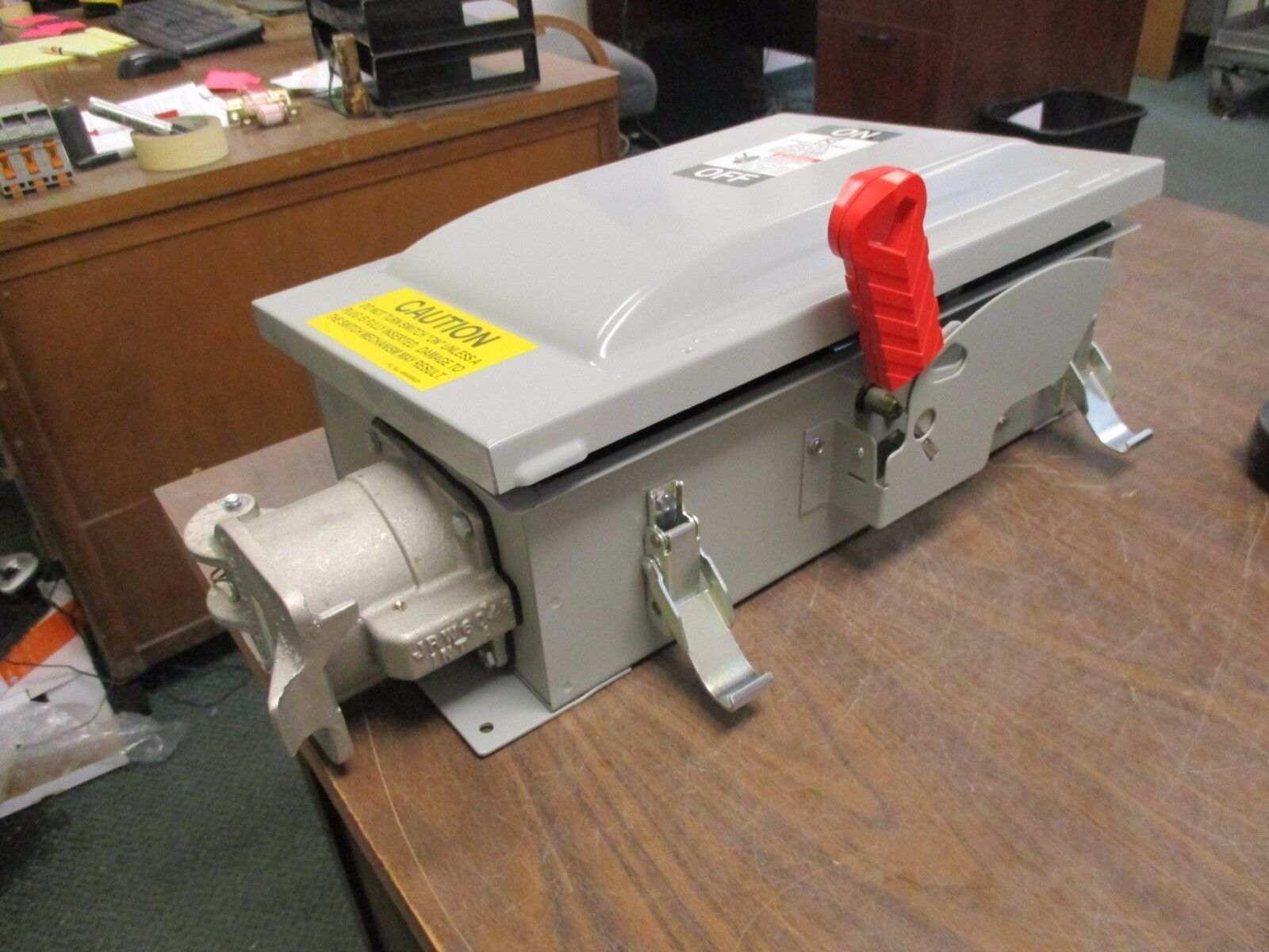 Pyle-National Fusible 3R Safety Switch w/ Receptacle WFRS-6036 60A 600V New Surp