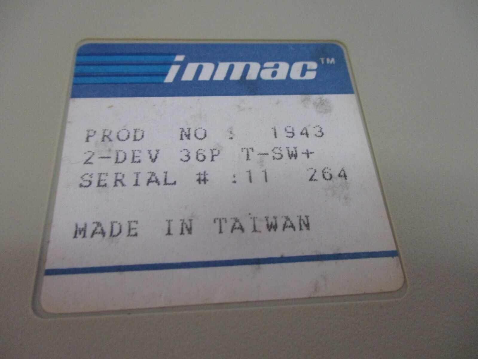inmac Clear Signal T-Switch 1943 2-Device Used