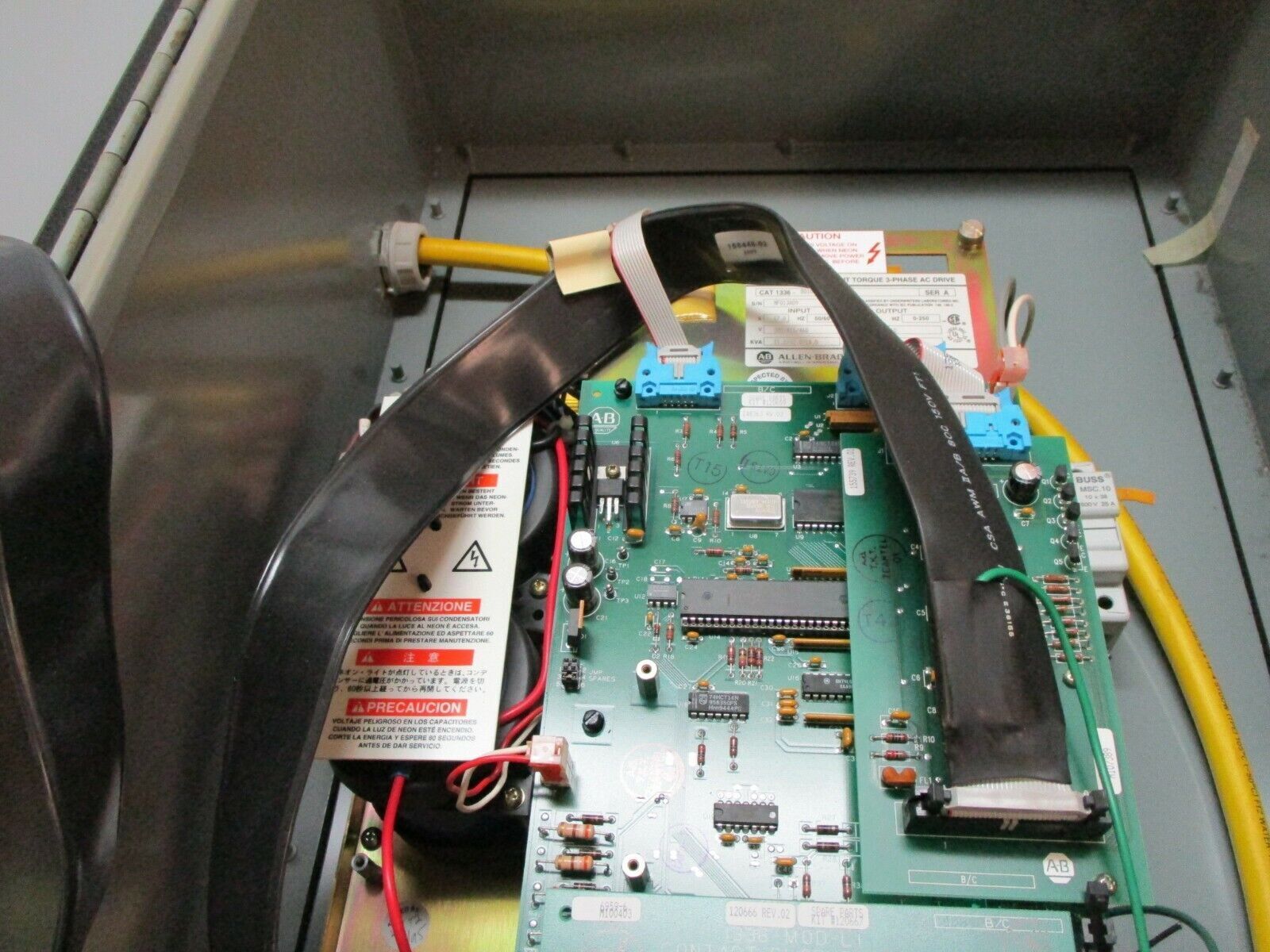 Allen-Bradley 1336 AC Drive 1336-B010-EJD-L3-RP3 Ser. A 10HP 3Ph Used