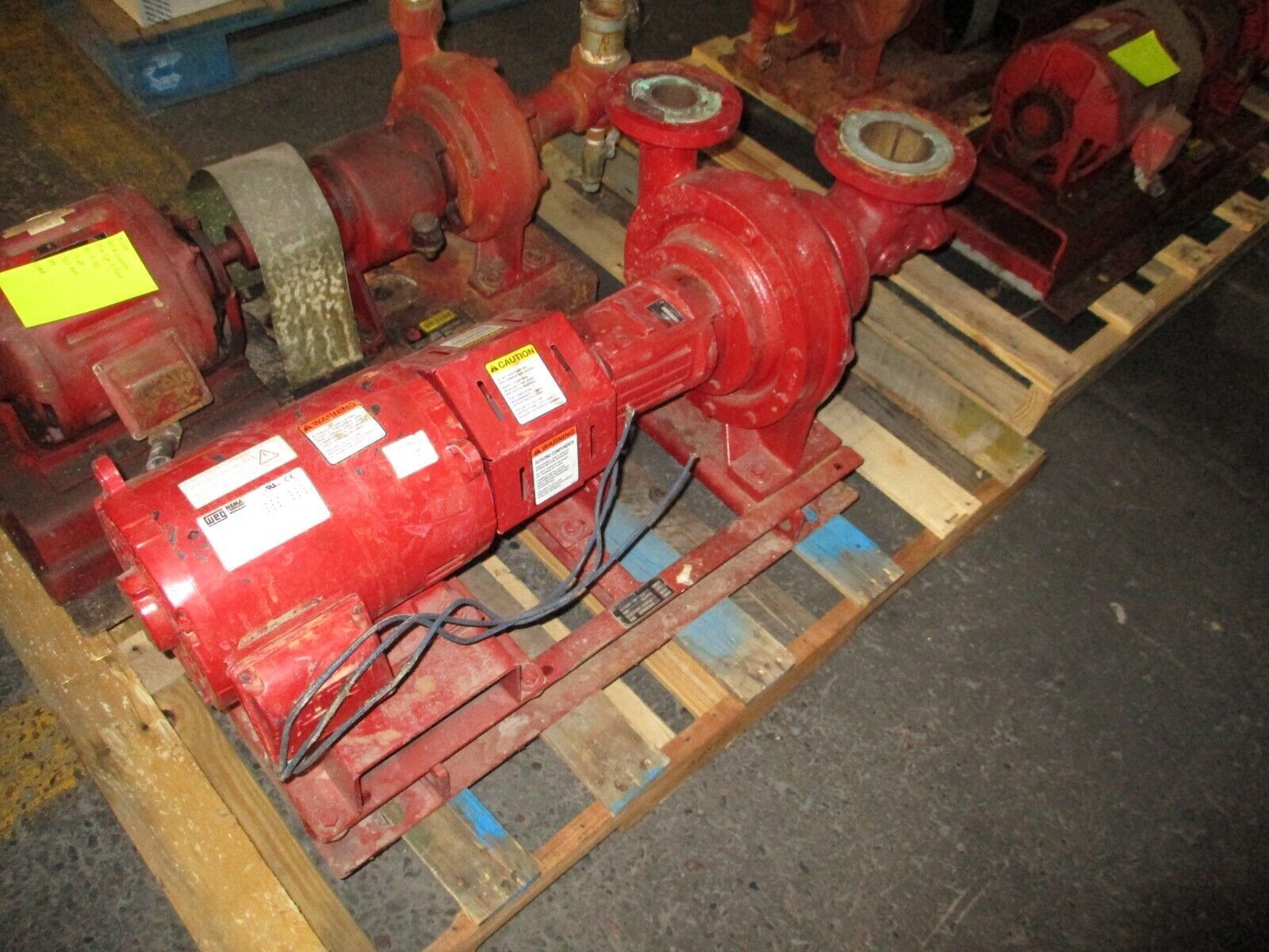 Bell & Gossett Pump e-1510 SSF 9.5 2BD 7.375 3HP 1800RPM 127GPM 51 FT Head Used