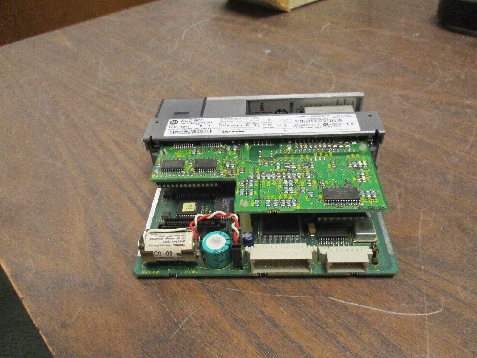 Allen-Bradley SLC500 Processor Unit 1747-L541 Ser B Proc Rev 3 Used