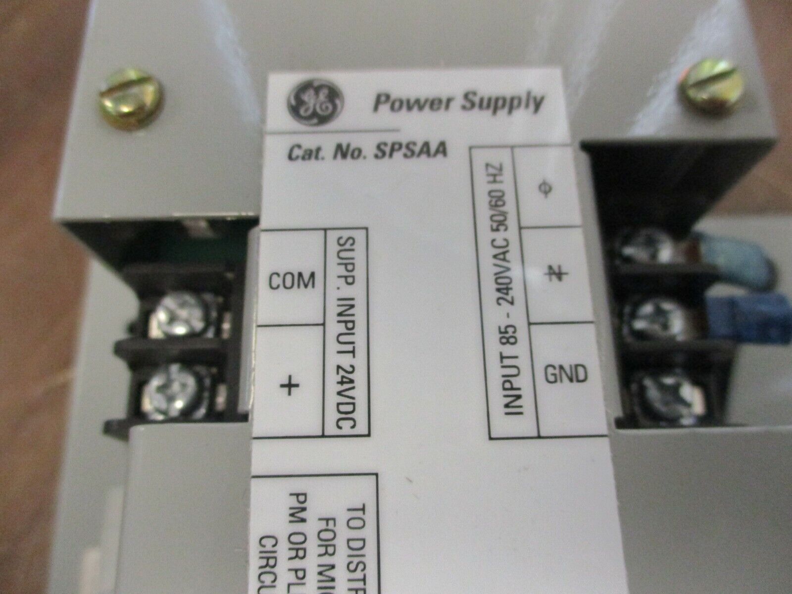 GE Power Supply Plate SPSA208 208V 50/60Hz Used