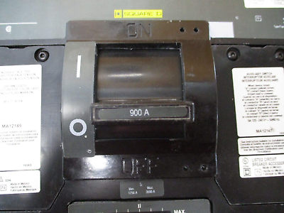 Square D Circuit Breaker 542592P6 900A 600V 3P Used