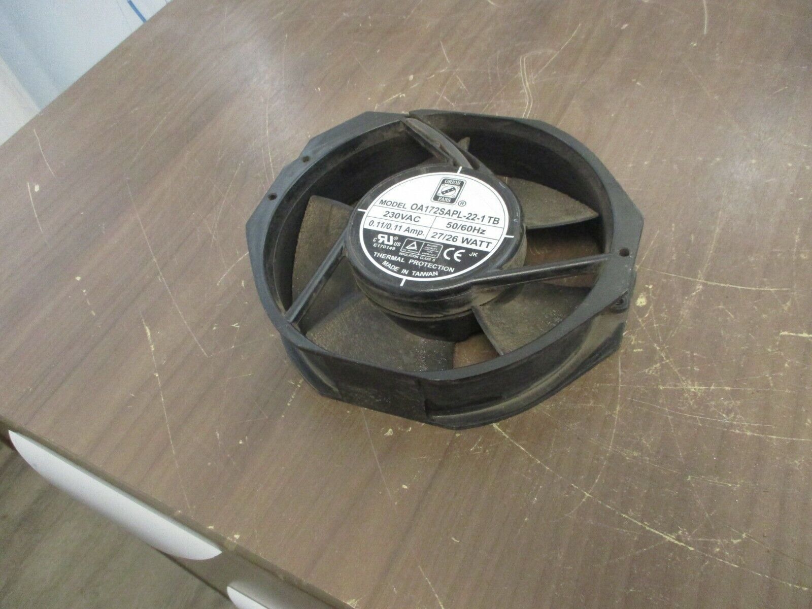 Orion Axial Fan OA172SAPL-22-1TB 230V 50/60Hz 0.11A 27/26W Used