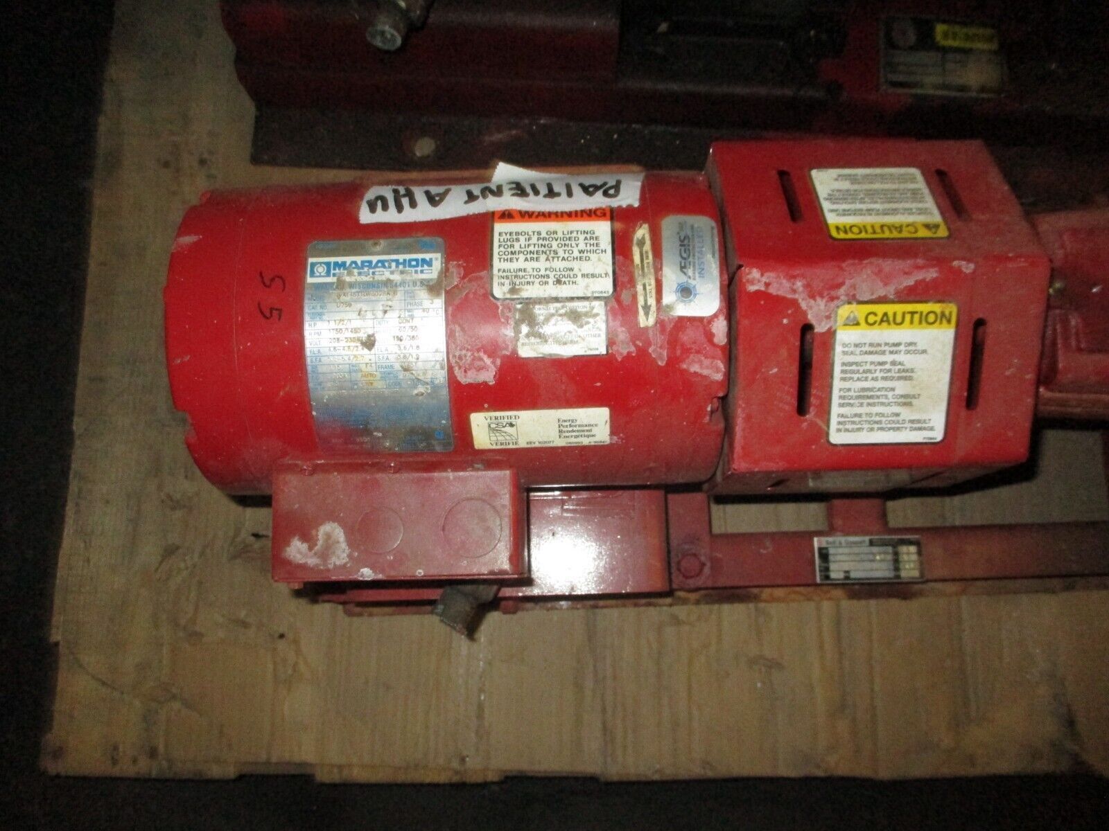 Bell & Gossett Pump e-1510 SSF 7 1.25ADES 6.375 1.5HP 1800RPM 53GPM 40ft Head