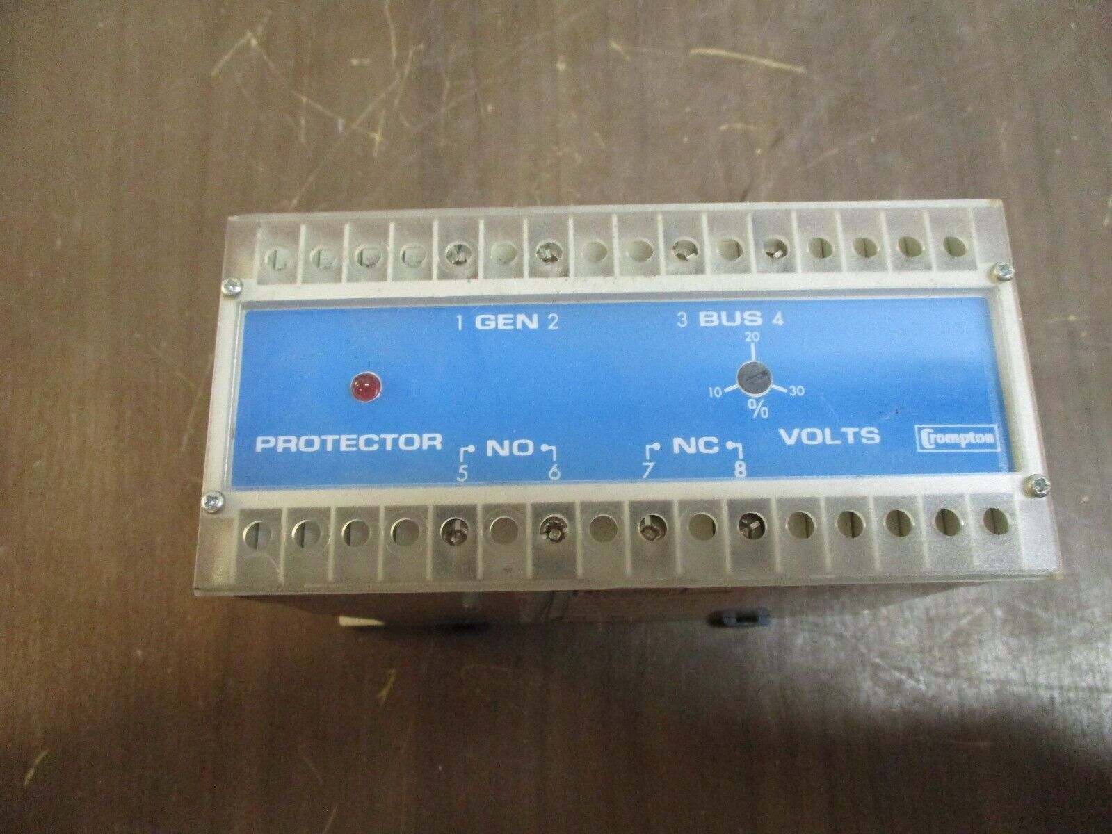 Crompton Protector Energize on Sync Relay 256-PLLU-PQBX-C6 120V 60Hz Used