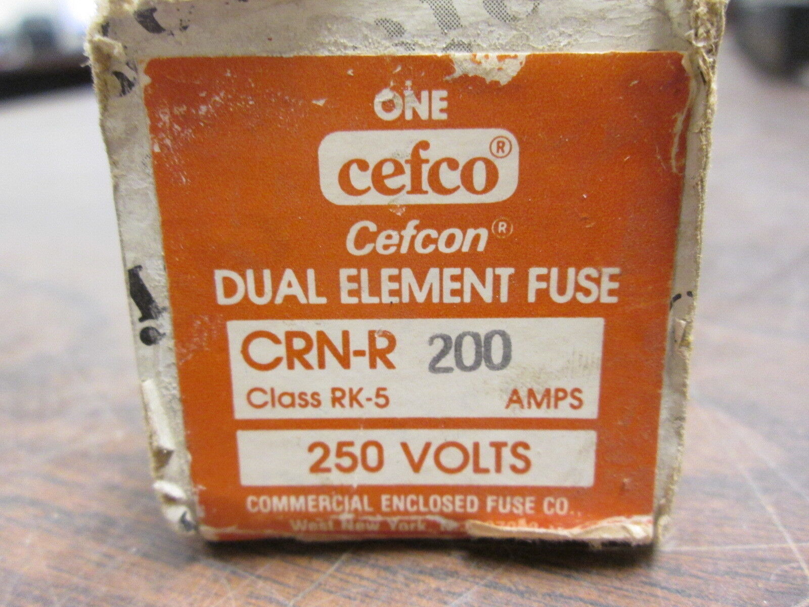 Cefco Cefcon Fuse CRN-R 200 200A 250V New Surplus