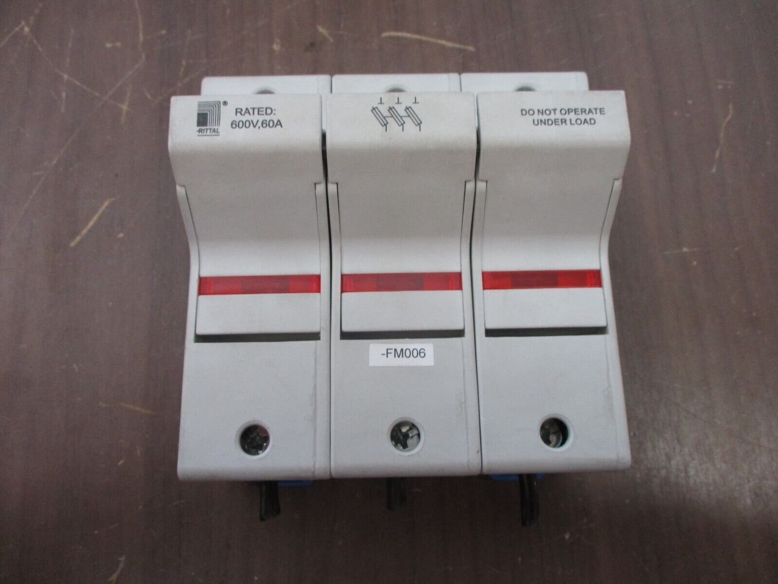 Rittal Fuseholder SV 9345.030 60A 600V 3P Used