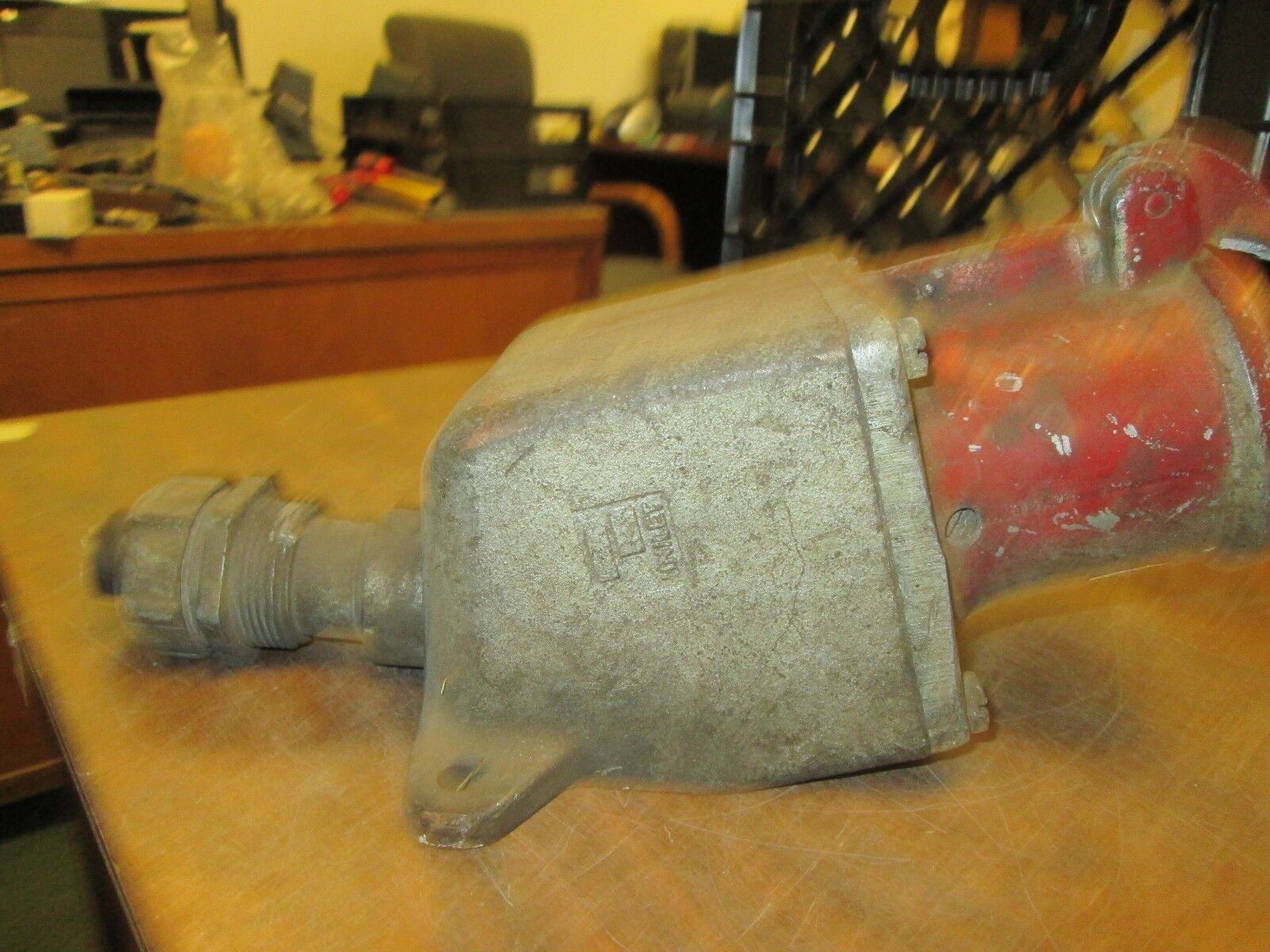 Appleton Receptacle w/ Base AE-631 60A 600V 3P 3W *Missing Cover* Used