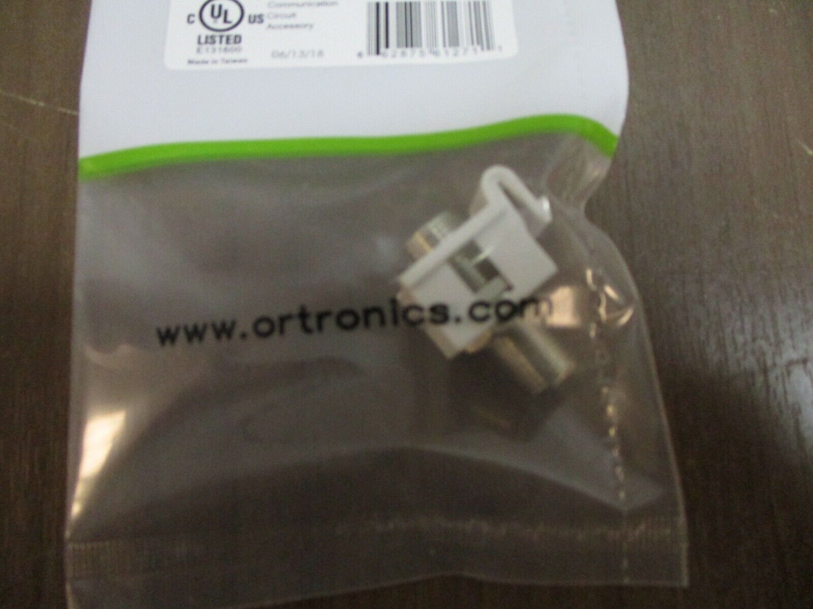 Ortronics Keystone F-Connector Module OR-KSFCN-88 White *Box of 10* New Surplus