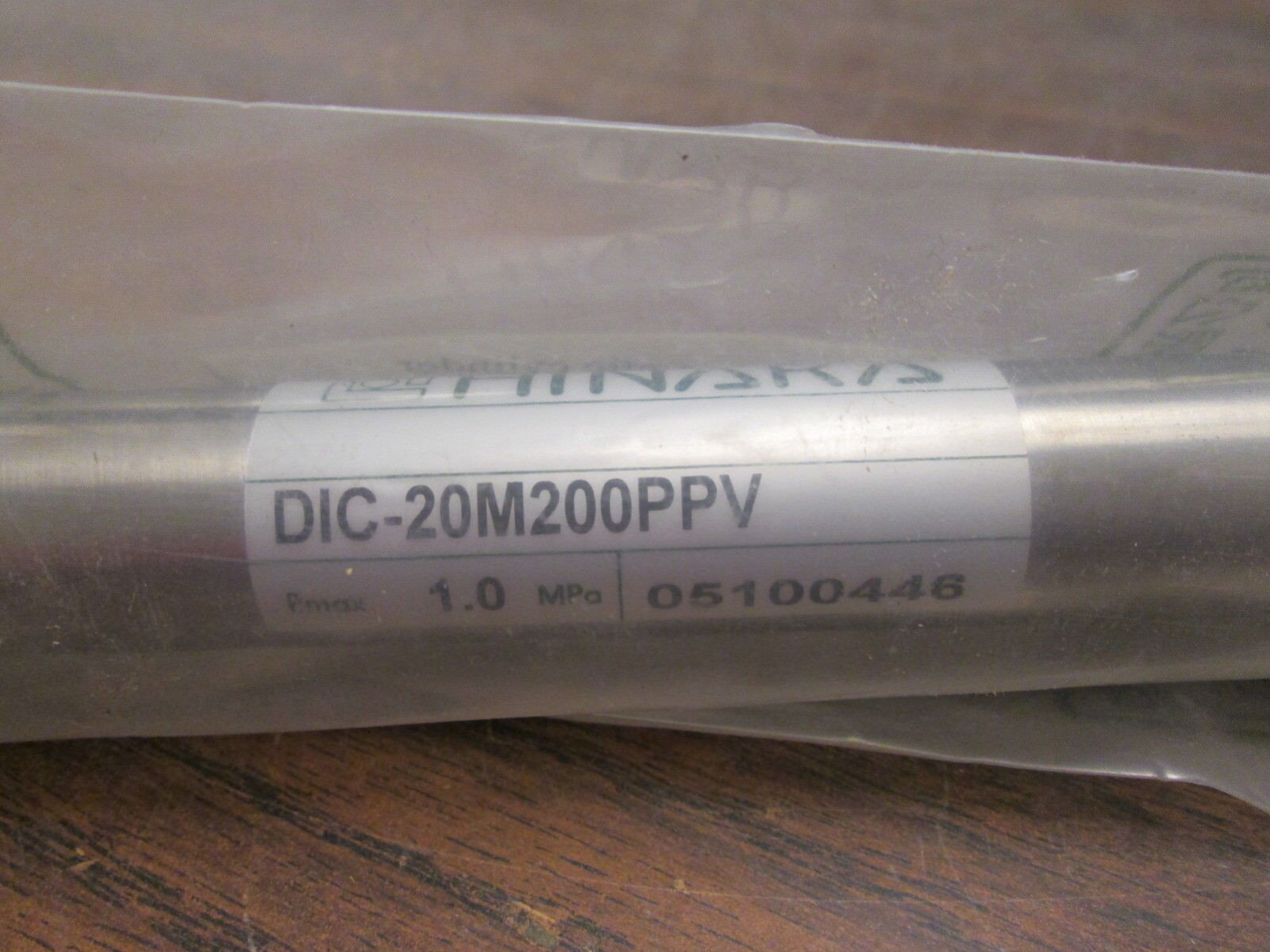 Hinaka Pnematic Cylinder DIC-20M200PPV 1.0MPa Max Pressure *No Box* New Surplus