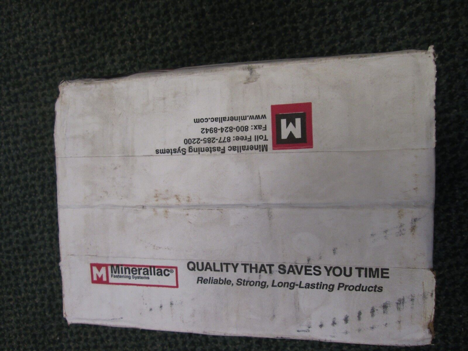 Minerallac Two-Hole Strap 265 *Box of 100* Size 1-1/4" New Surplus