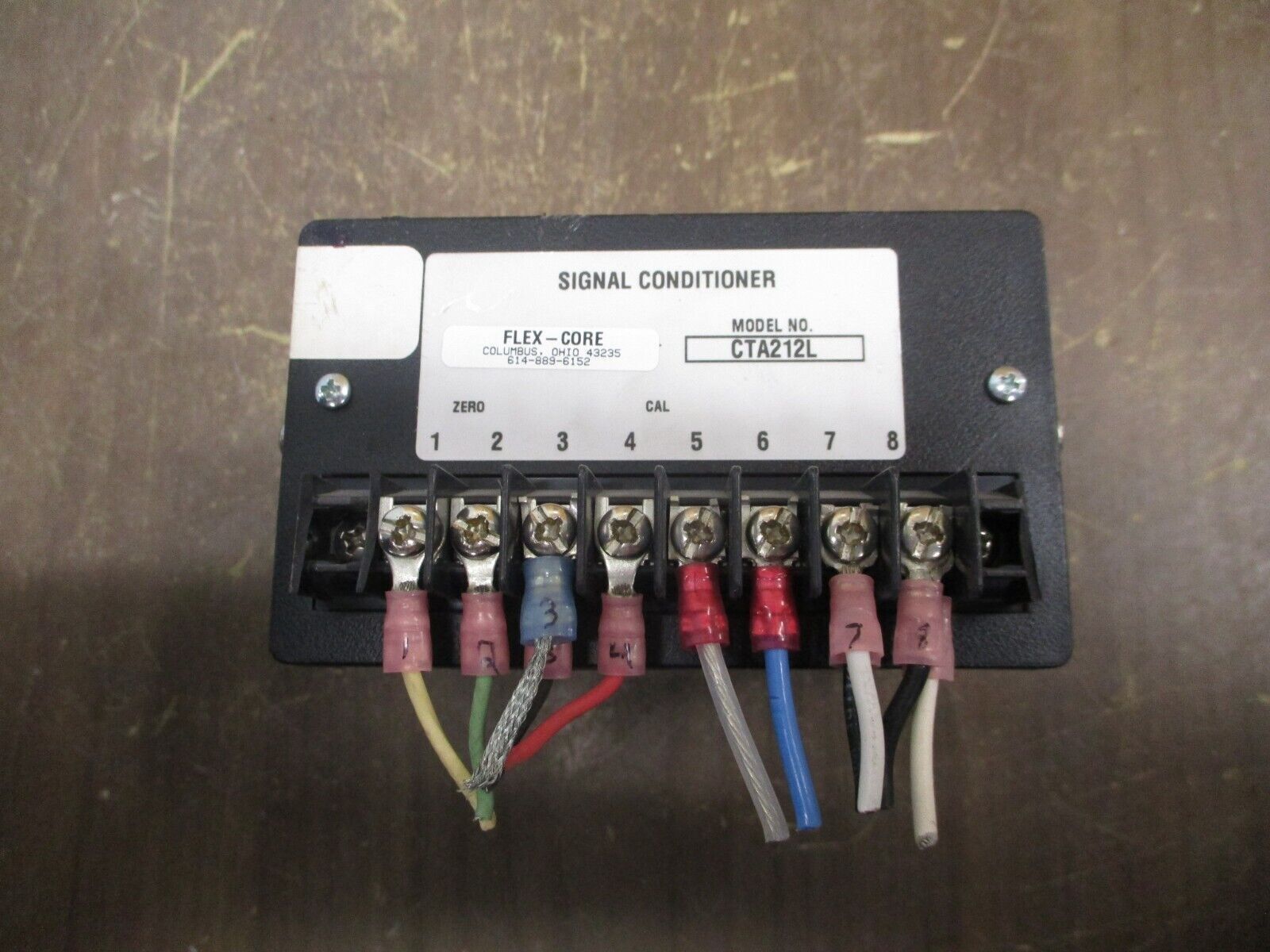 Flex-Core Signal Conditioner CTA212L *Broken Terminal Dividers* Used