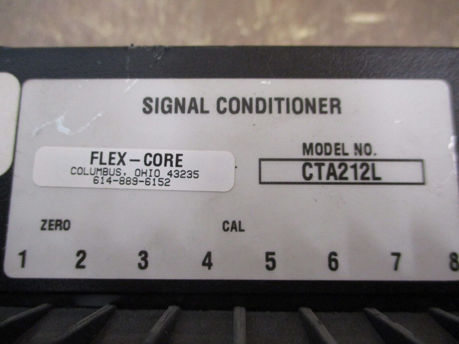 Flex-Core Signal Conditioner CTA212L *Broken Terminal Dividers* Used