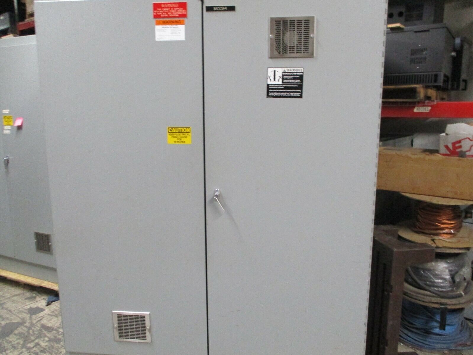 Hoffman Type 12 Enclosure A-907229FSD 2-Door Size: 90x72x20" Used