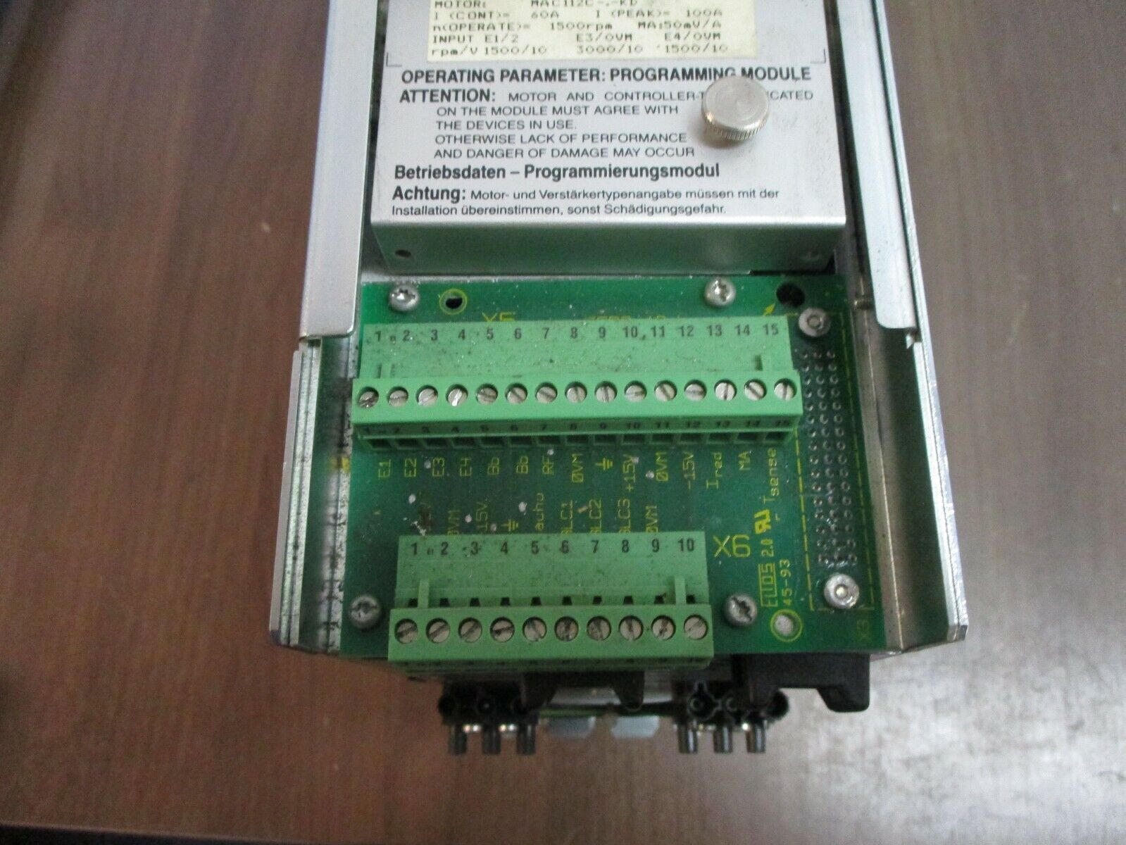 Indramat AC Servo Controller TDM 1.2-050-300-W1-000 60A Used