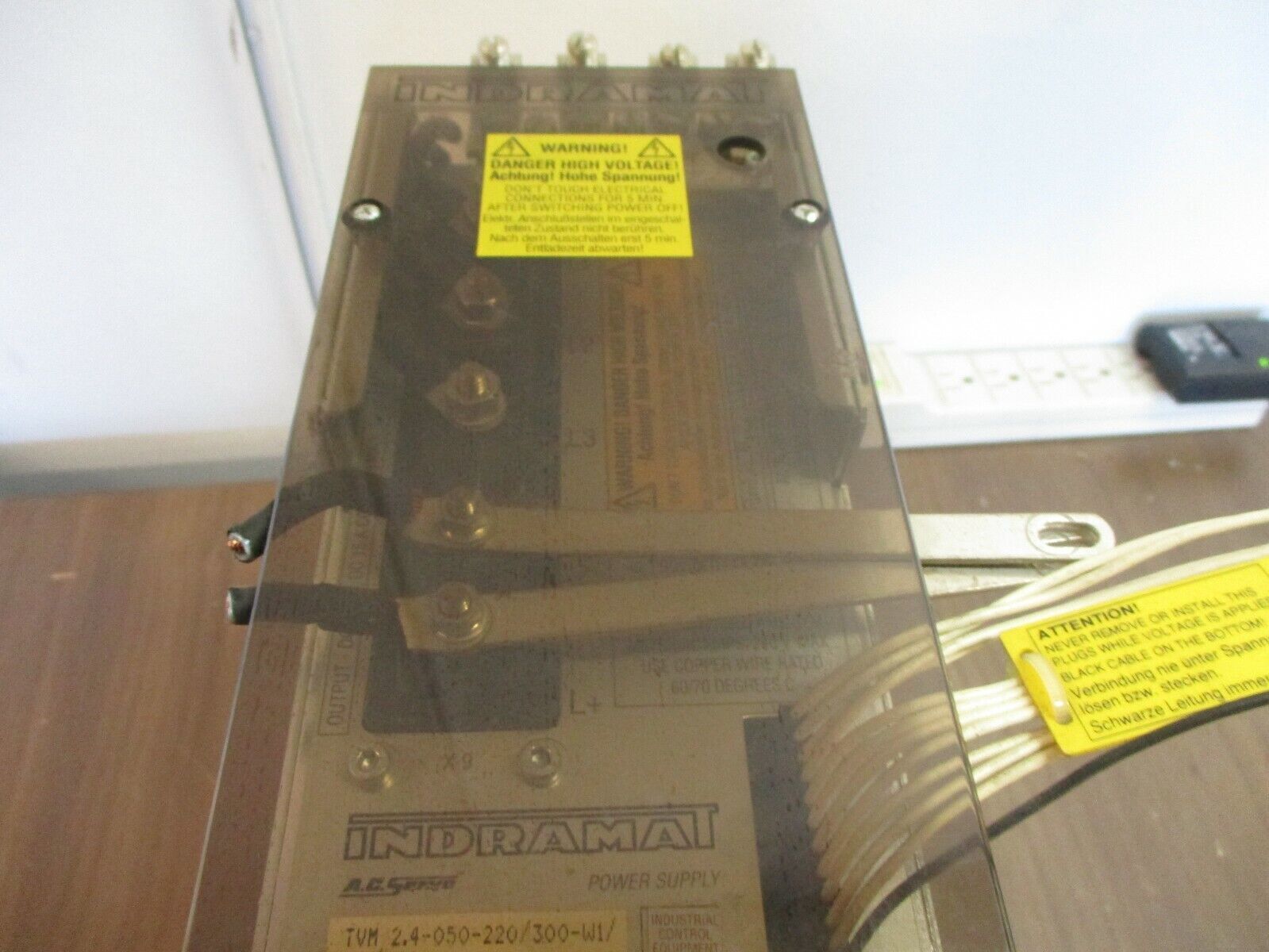 Indramat AC Servo Power Supply TVM 2.4-050-220/300-W1/115/220 Used