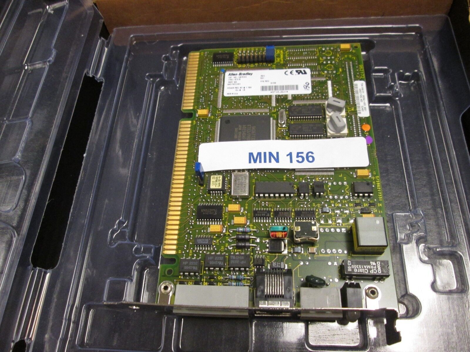 Allen-Bradley Comm ISA Card 1784-KTX B Rev G01 F/W Rev 01/00 New Surplus