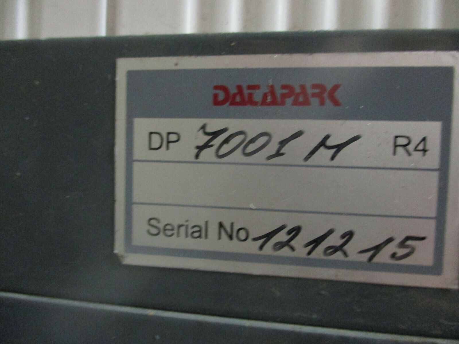 Datapark Automatic Pay Station DP7001M R4 Used