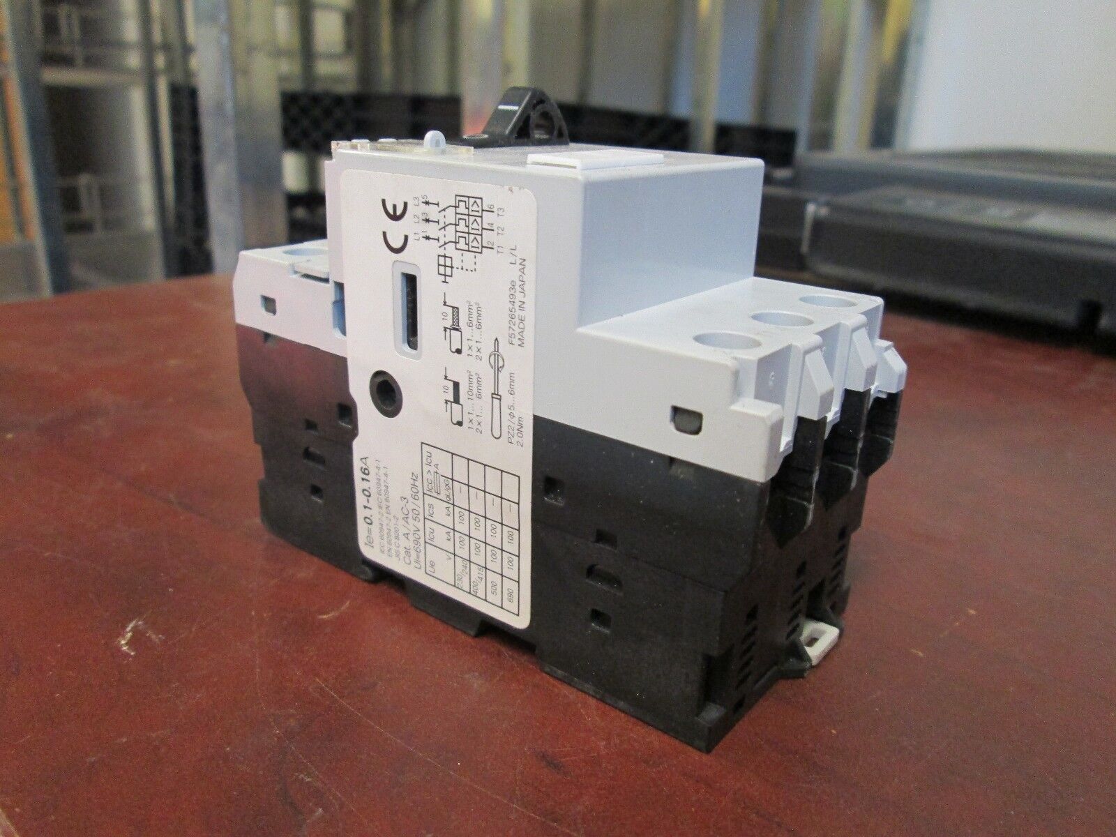 GE Manual Motor Starter GPS1BSAA .1-.16A Range New Surplus