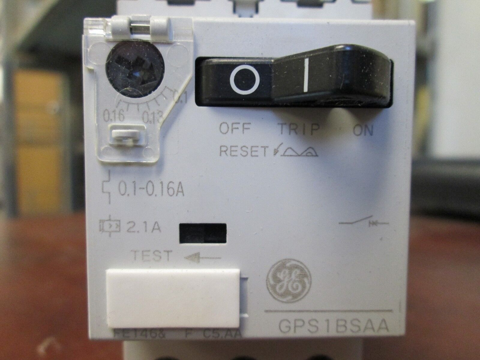 GE Manual Motor Starter GPS1BSAA .1-.16A Range New Surplus