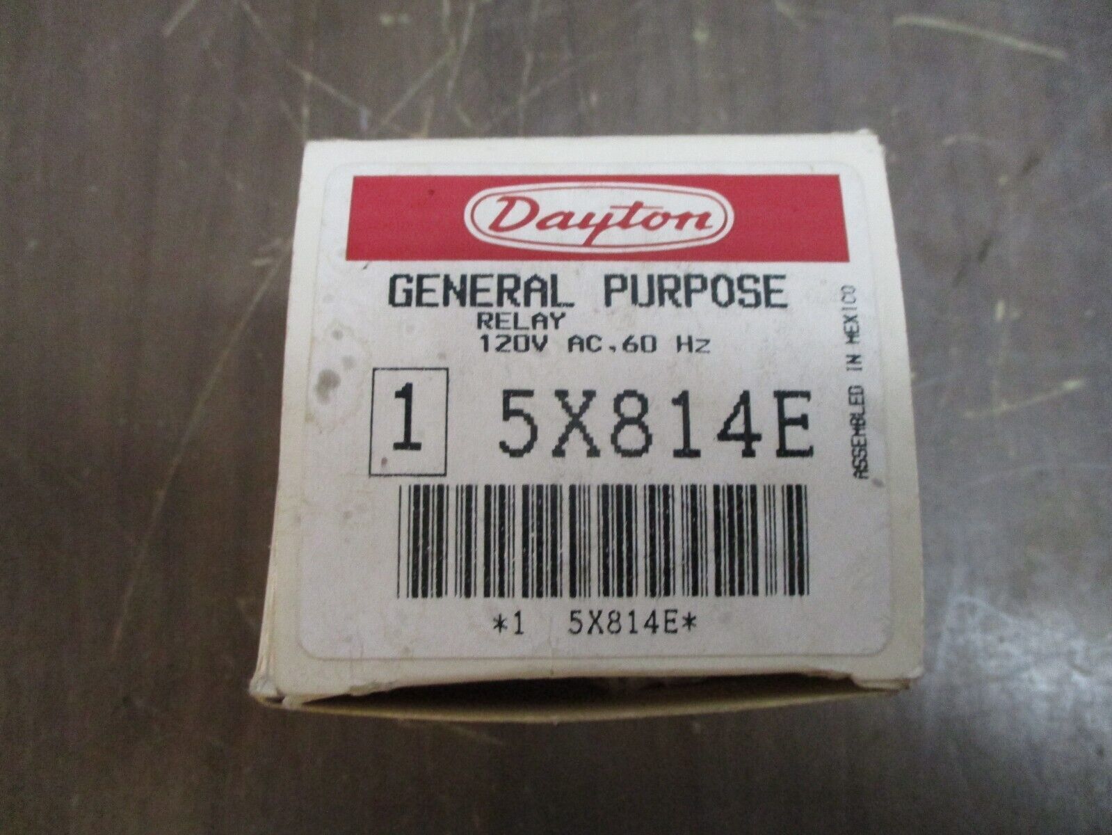 Dayton Relay 5X814E 120VAC 60Hz New Surplus