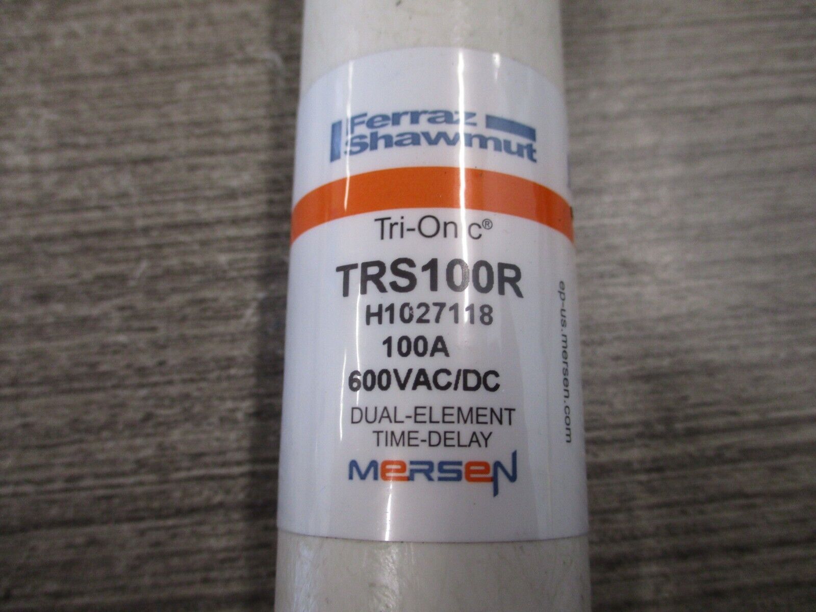Ferraz Shawmut Tri-Onic Fuse TRS100R 100A 600V Used
