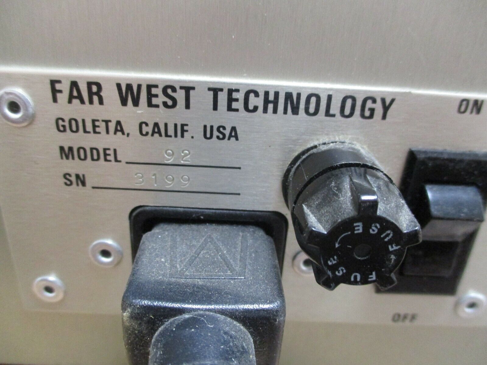 Far West Radiachromic Reader Model 92 Used