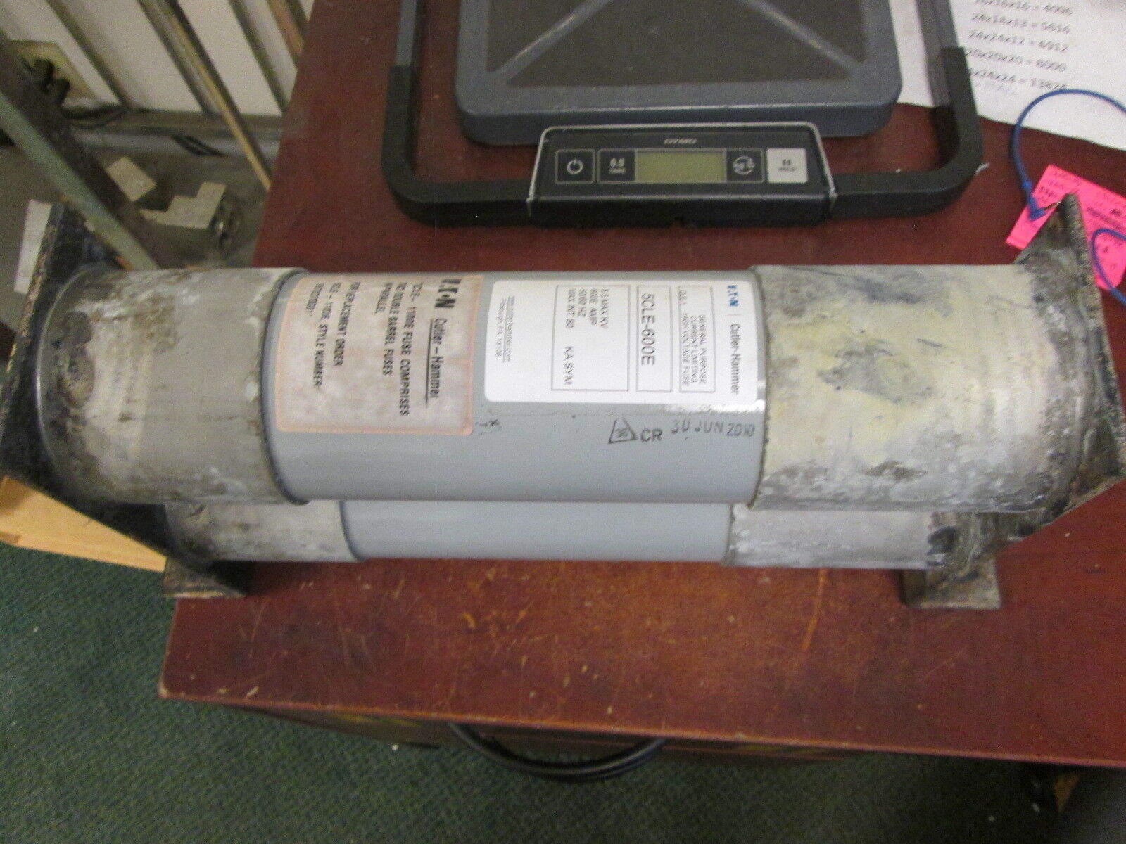 Eaton Type CLE-1 Fuse 5CLE-600E 600E 5.5kV 50/60Hz Used