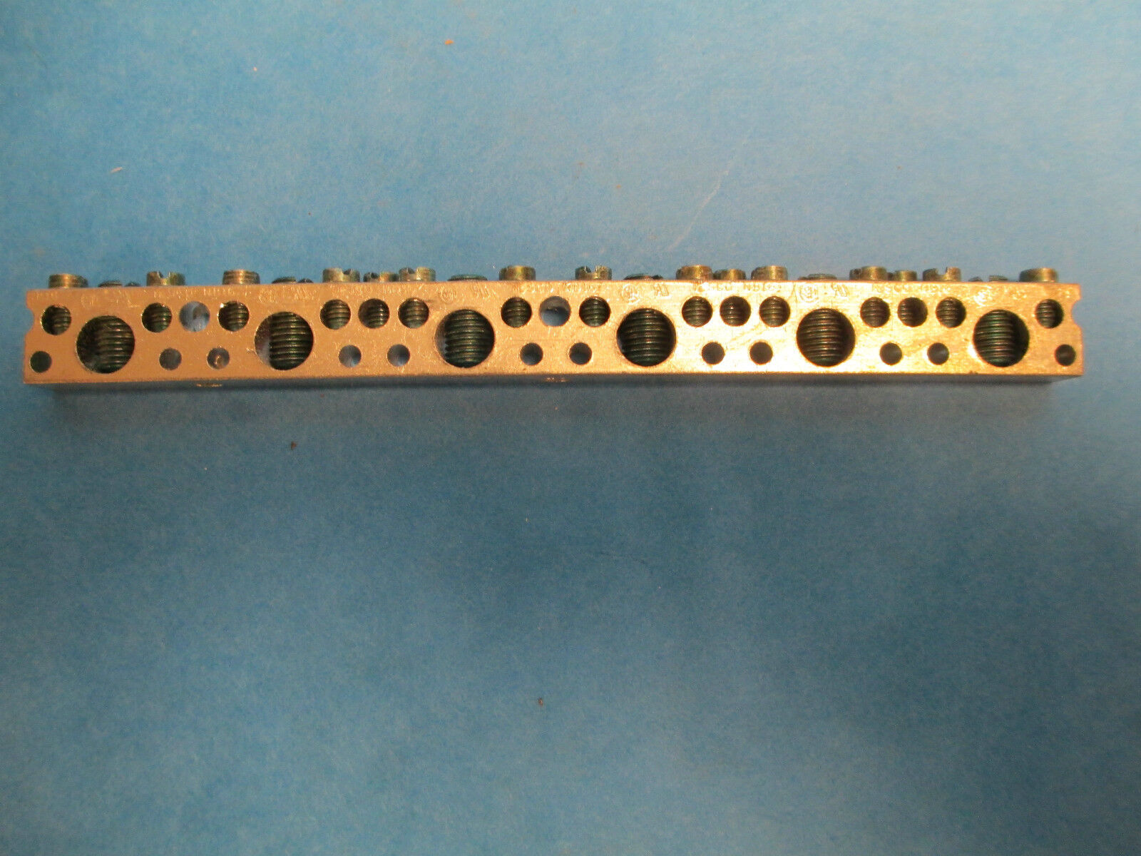 Ilsco Neutral Bar NB16, (6) 1/0-14, (15) 6-14, AL Block