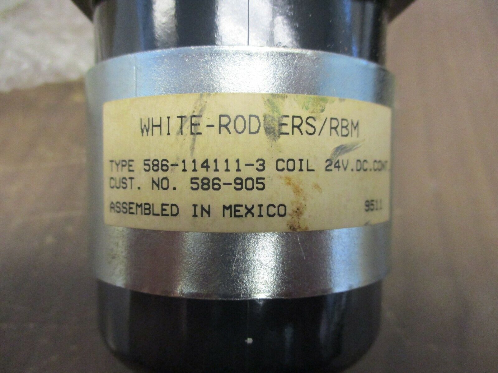 Stancor Power Solenoid 586-905 24VDC Coil 200A New Surplus