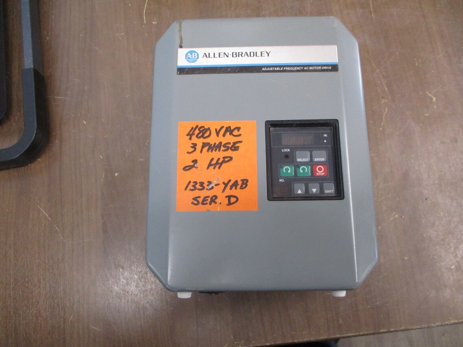 Allen-Bradley AC Drive 1333-YAB Ser. D 2HP 3Ph Used