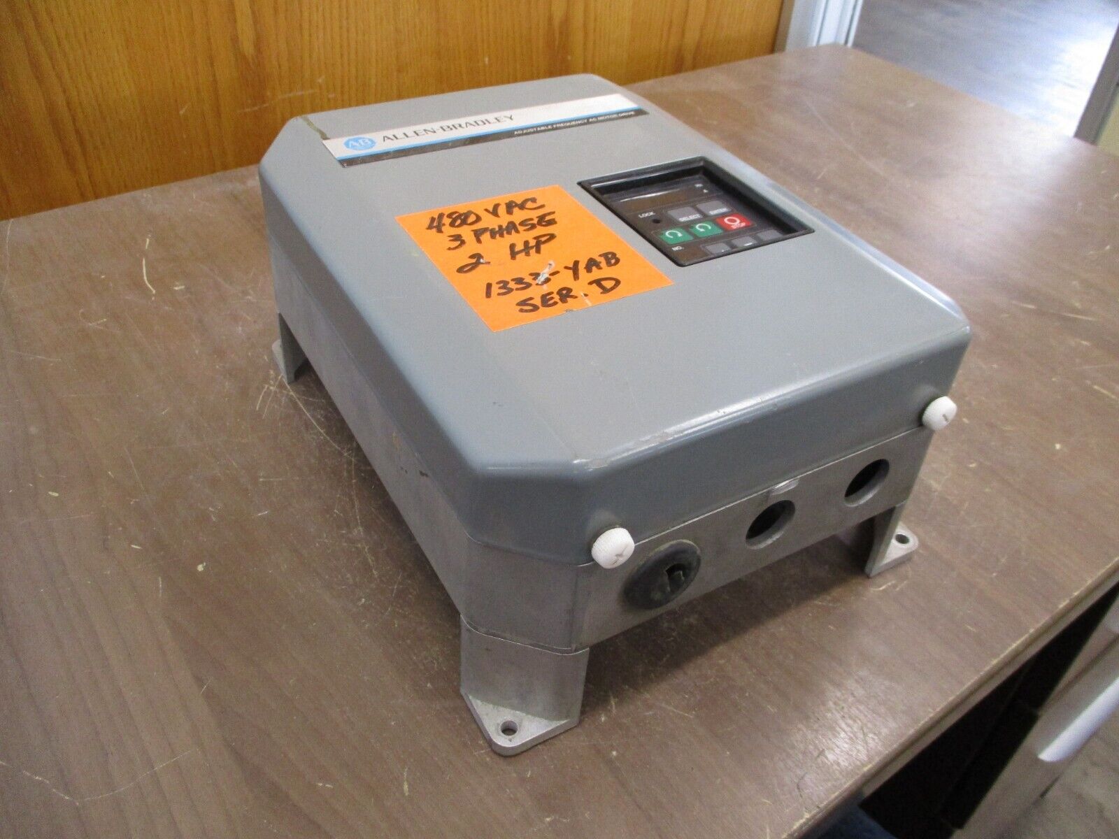Allen-Bradley AC Drive 1333-YAB Ser. D 2HP 3Ph Used