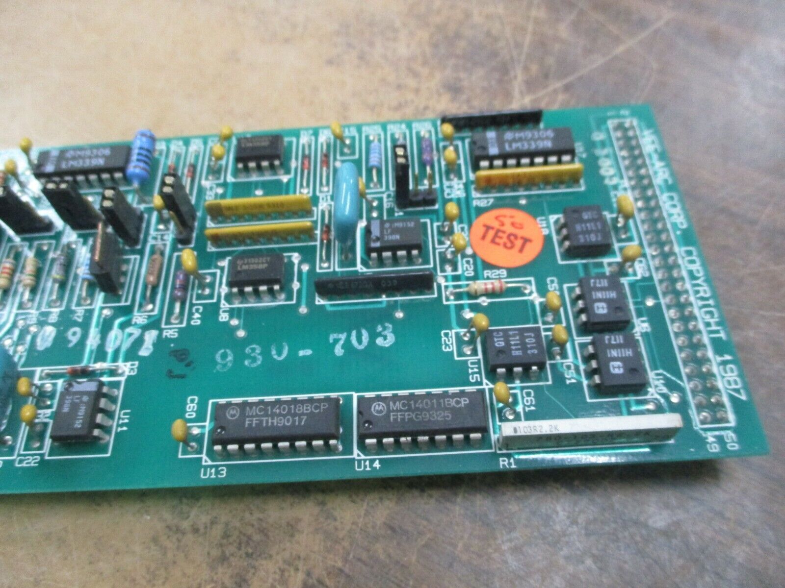 Vee-Arc Drive Board 930-703 Used