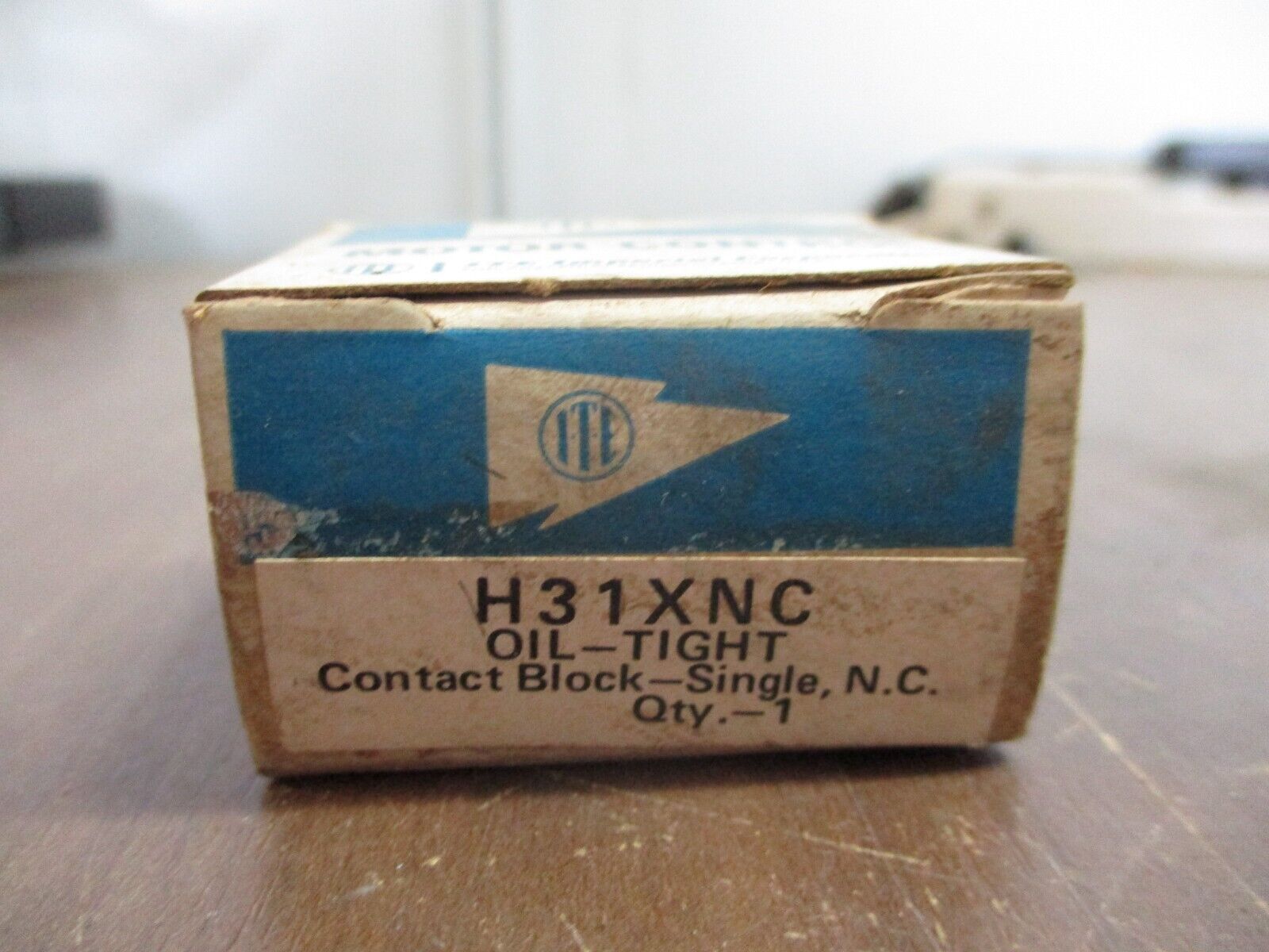 ITE Oil-Tight Contact Block H31XNC Single, N.C. New Surplus