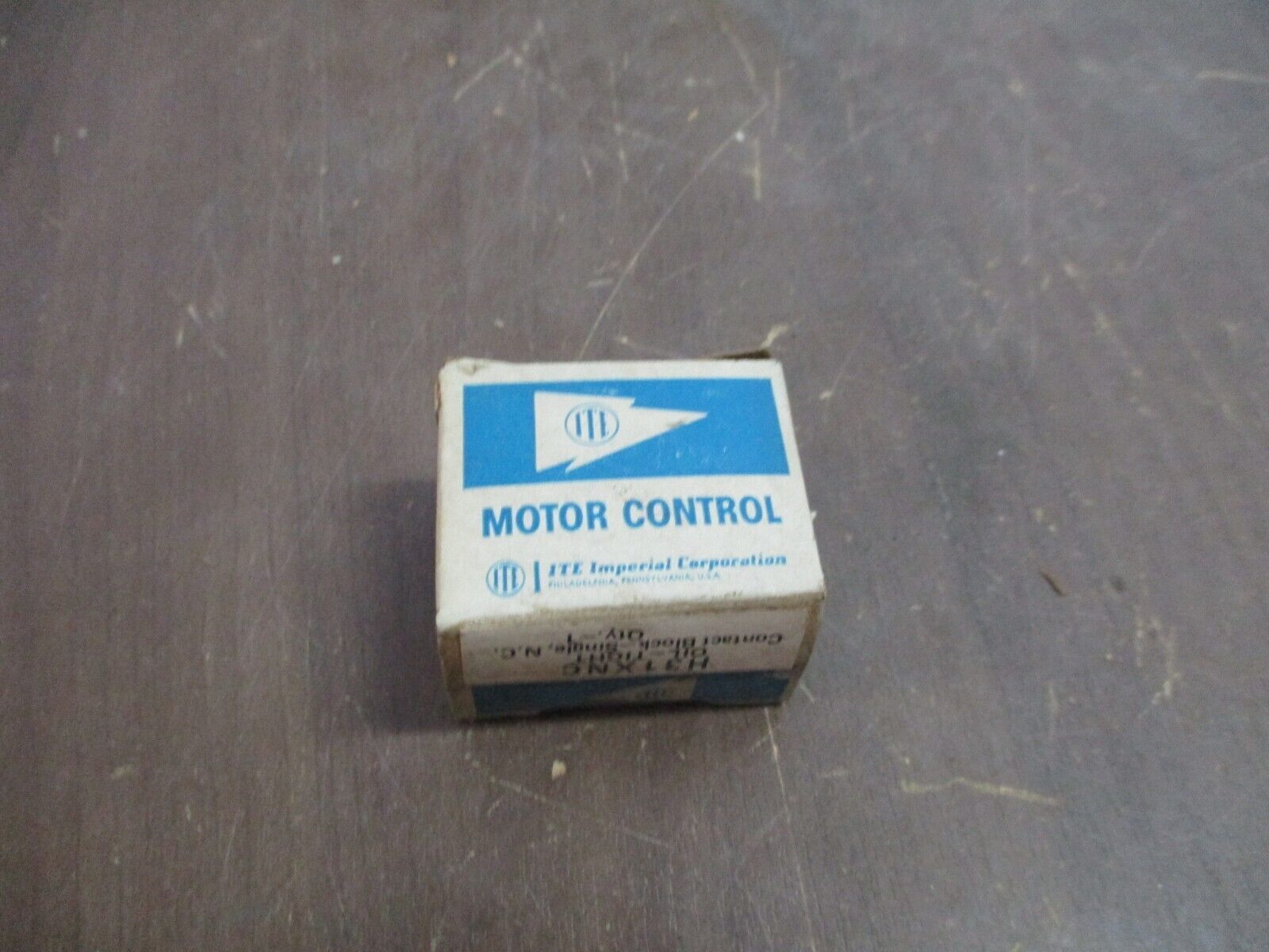 ITE Oil-Tight Contact Block H31XNC Single, N.C. New Surplus