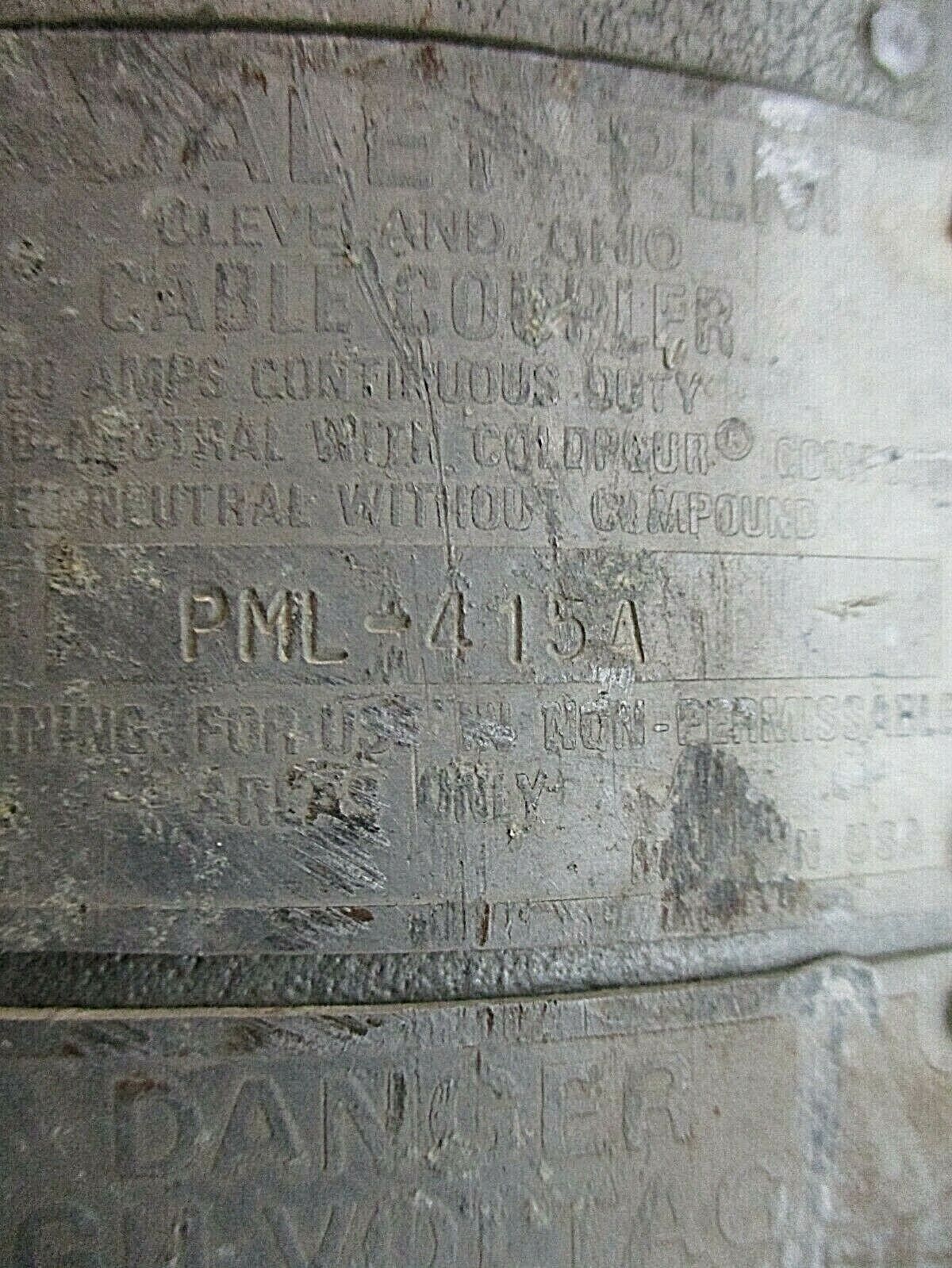 Adalet Cable Coupler PML-415A 500A 15kV Used