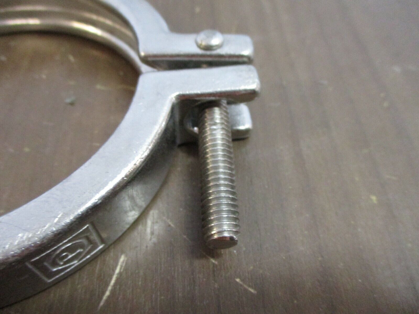 Misc. Brand Stainless Steel Sanitary Clamp Size: 3 1/4" *No Wingnut* Used