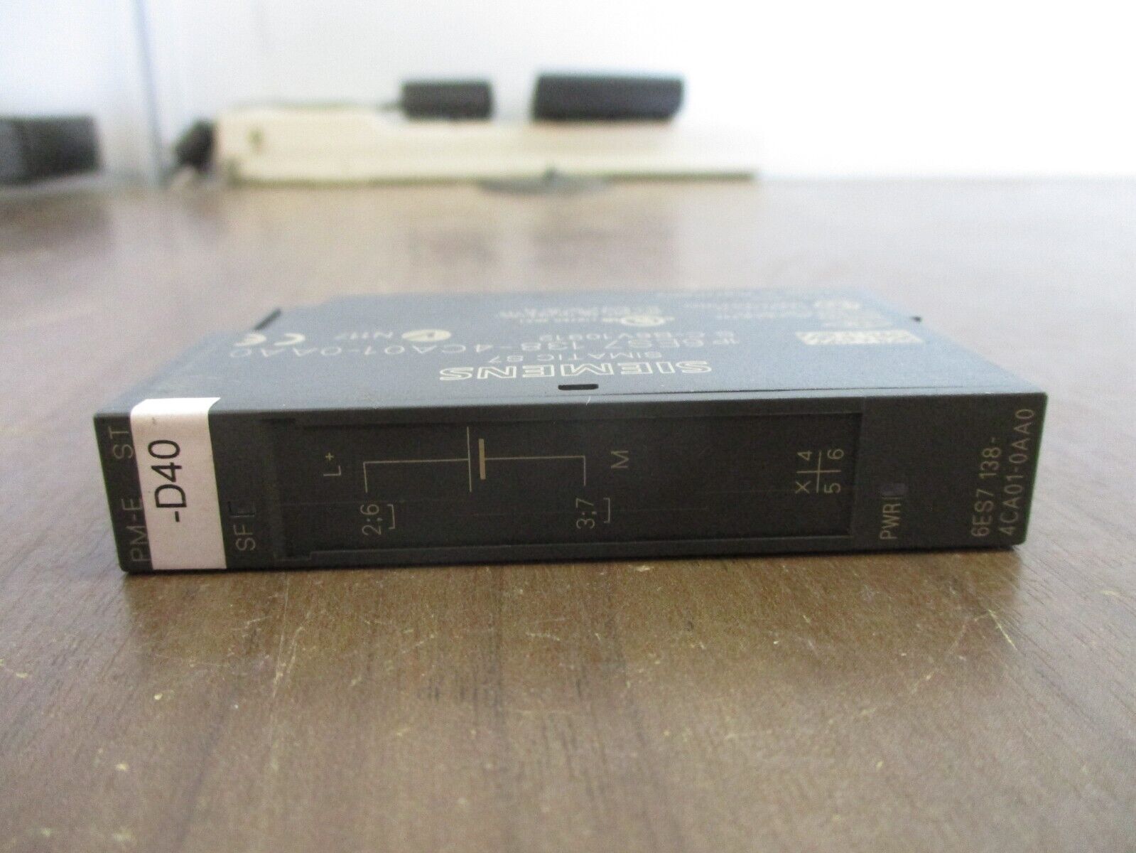 Siemens Simatic S7 Power Module 6ES7 138-4CA01-0AA0 *Broken Clip* Used