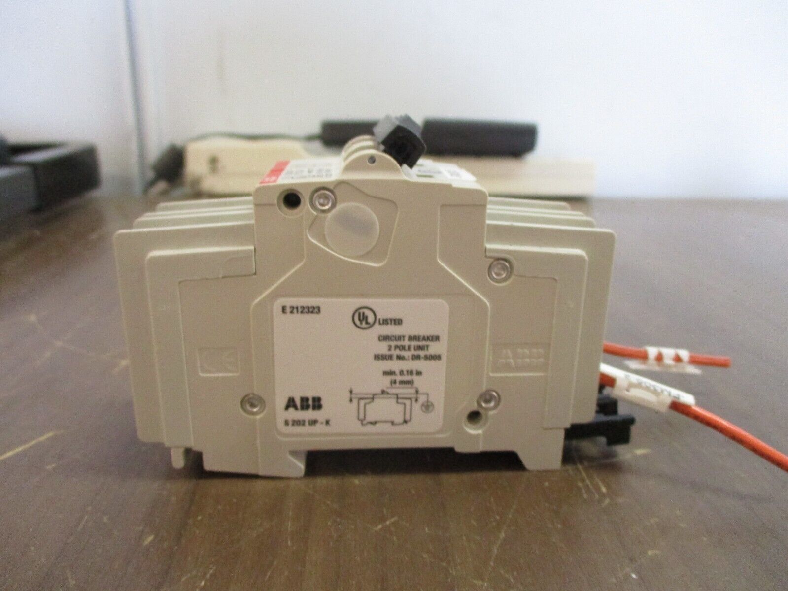 ABB Circuit Breaker S 202 UP K10A 10A 480Y/277V 2P *Lot of 2* Used