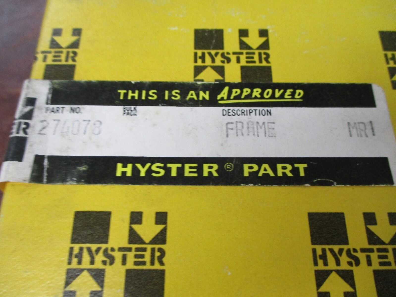 Hyster Frame 274078 New Surplus