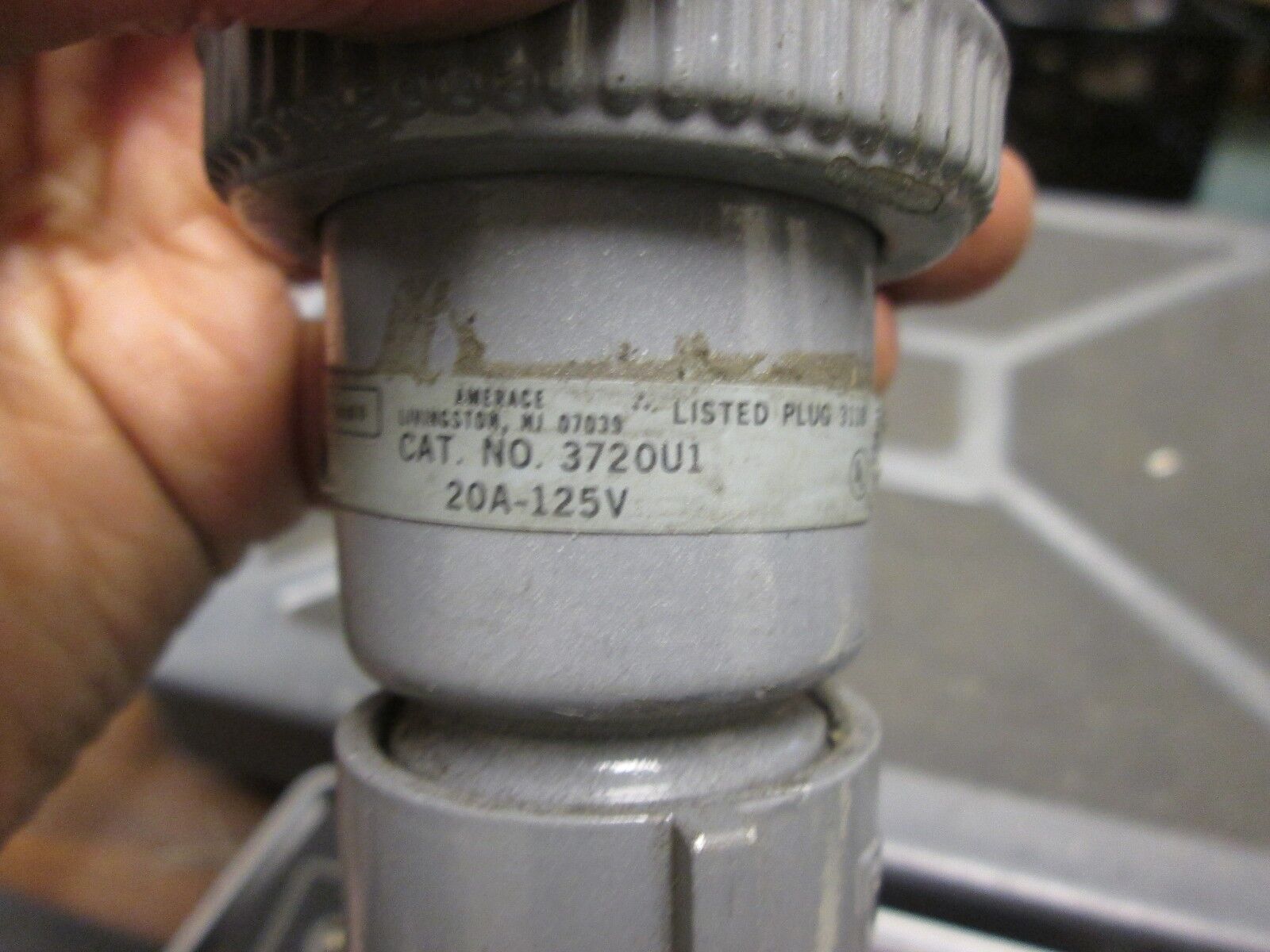 RussellStoll Plug 3720U1 20A 125V 3W Used