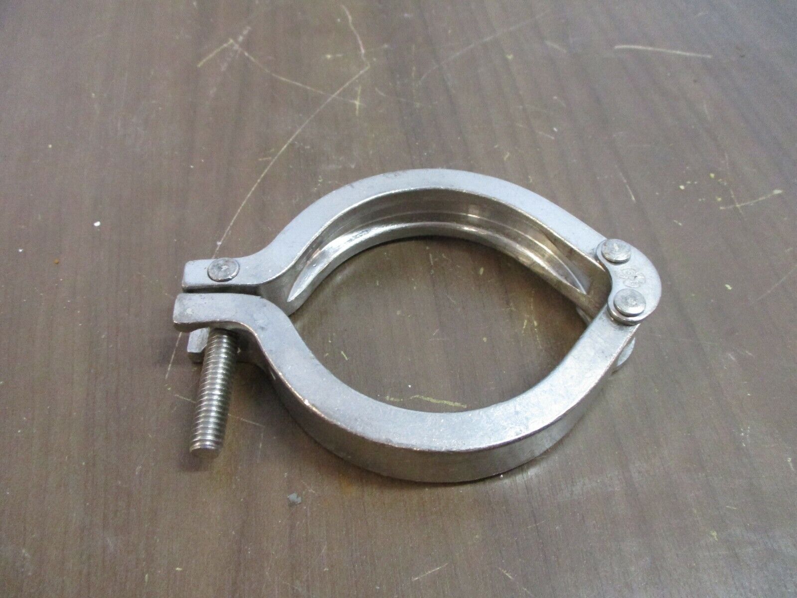 Misc. Brand Stainless Steel Sanitary Clamp Size: 2 3/4" *No Wingnut* *Lot of 2*