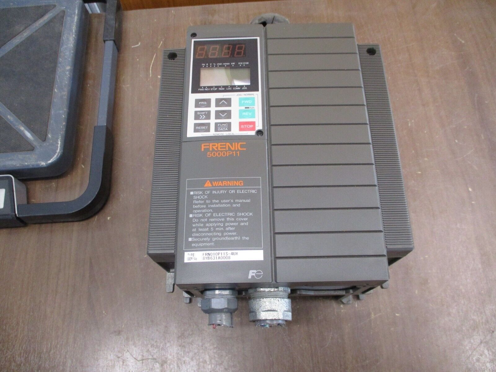 Fuji Electric Frenic 5000P11 AC Drive FRN010P11S-4UX 10HP 3Ph w/ Keypad Used