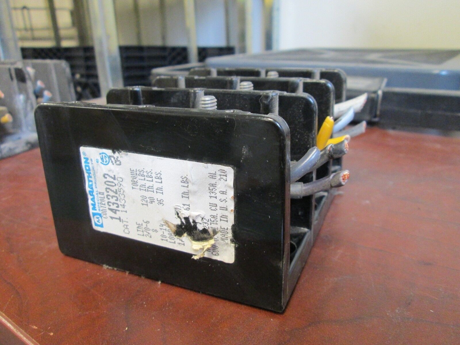Marathon Terminal Block 1433202/1433590 Used