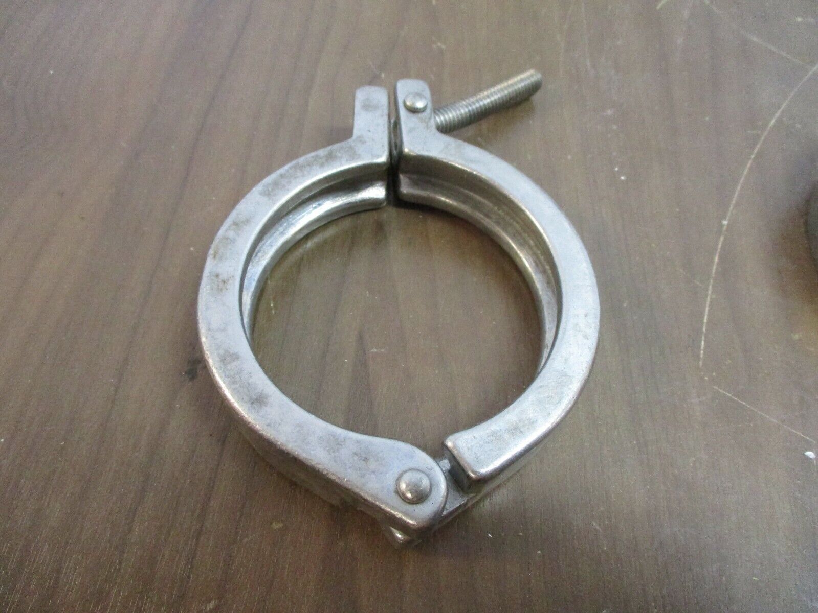 Misc. Brand Stainless Steel Sanitary Clamp Size: 2 3/4" *No Wingnut* *Lot of 2*