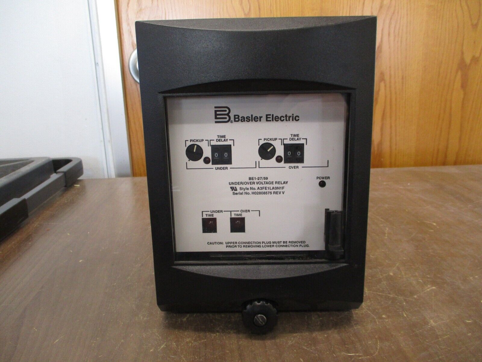 Basler Electric BE1-27/59 Under/Over Voltage Relay A3FE1LA0N1F Rev. V Used