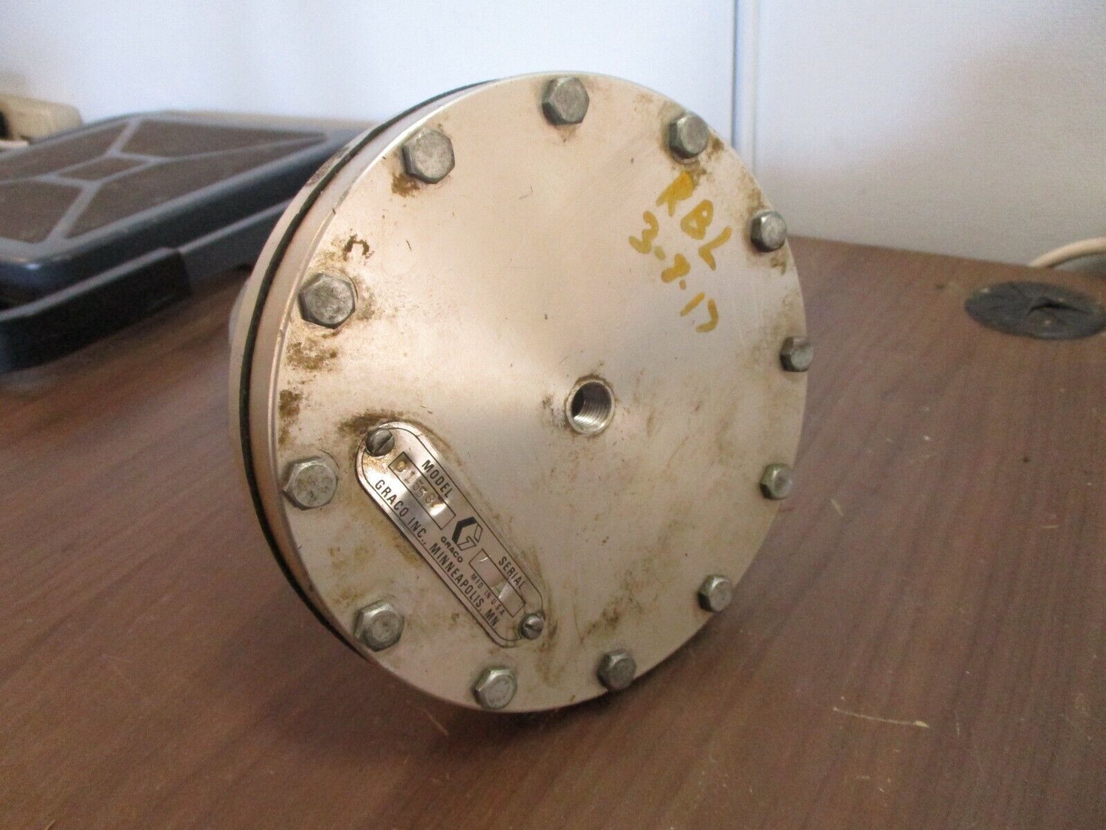 Graco Diaphragm Regulator Valve 015587 Used